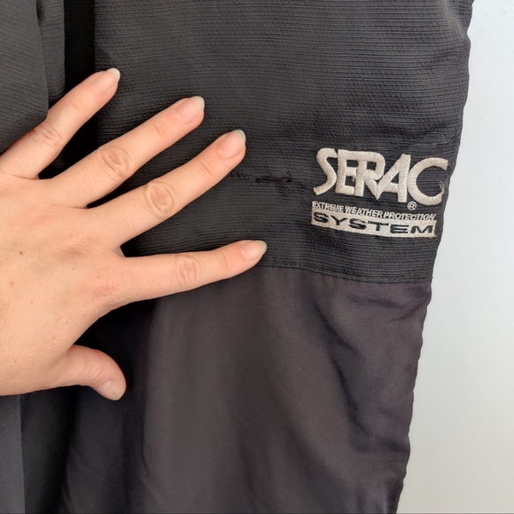 Serac Ski Snowboard Bib Size Large Black - Picture 8 of 12